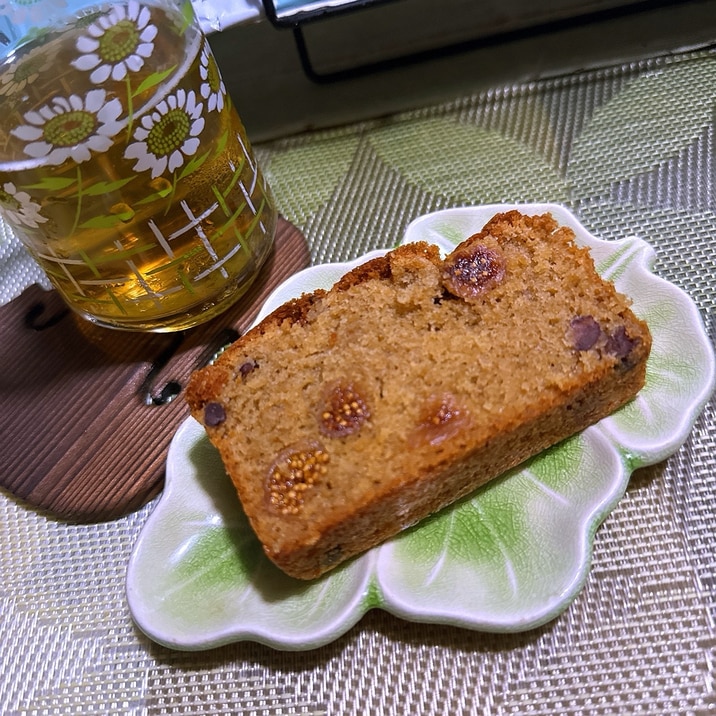 麦こがしの無花果あずきパウンドケーキ